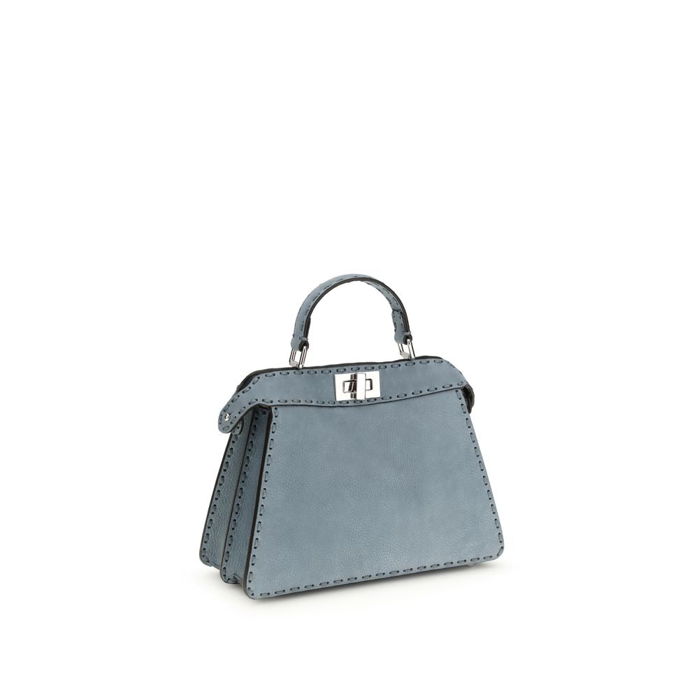 Blue Calf Leather Bos Taurus Handbag