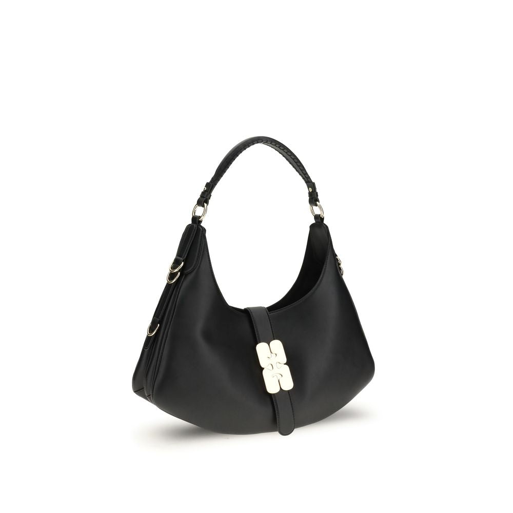 Black Calf Leather Bos Taurus Shoulder Bag