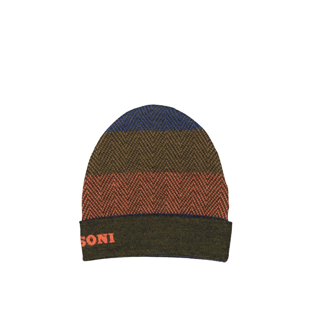 Bicolor Wool Beanie