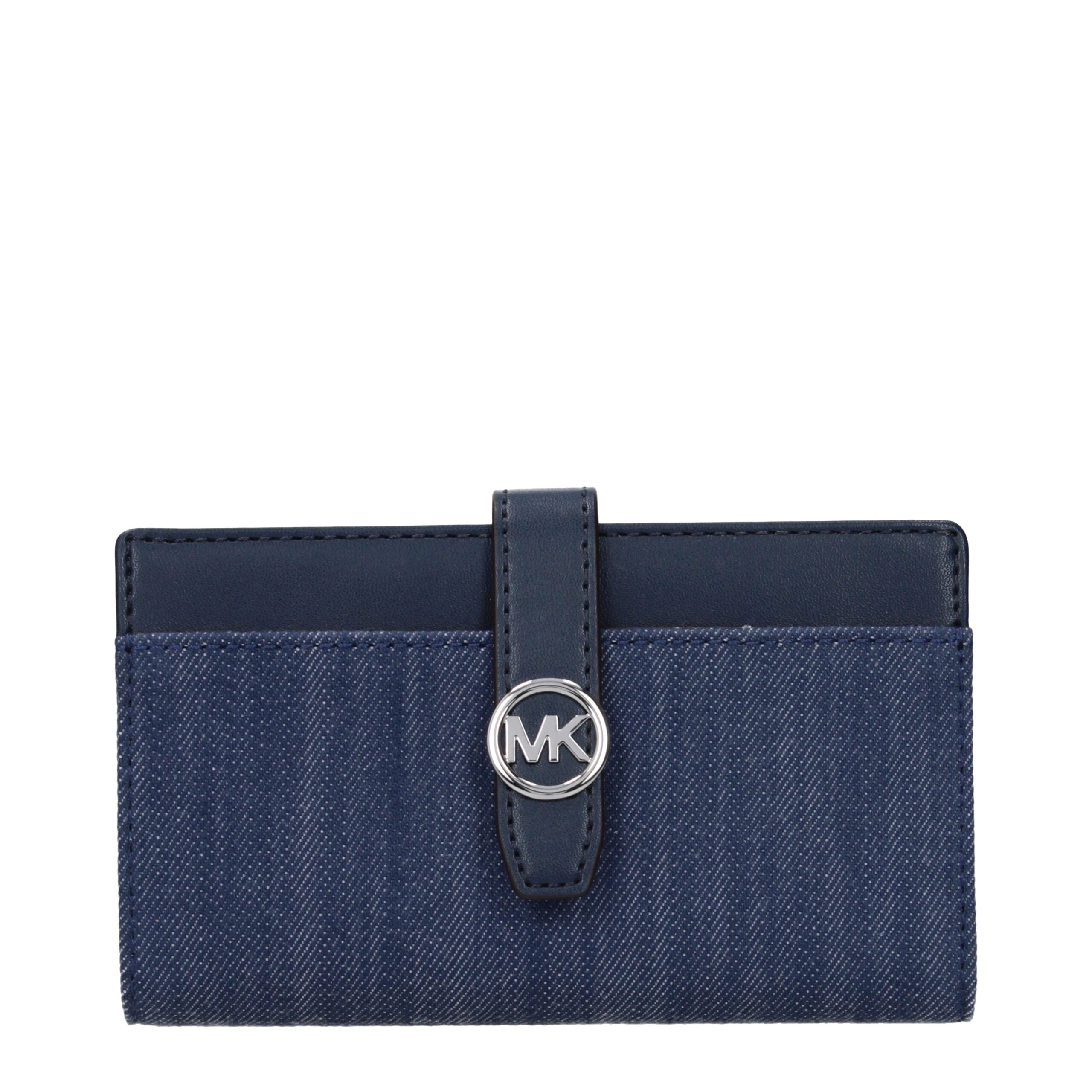 Blue Fabric Wallet