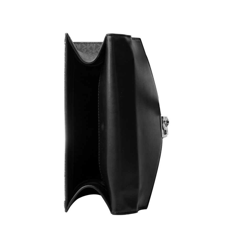 Black Canvas Crossbody Bag