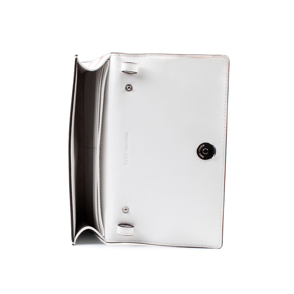 White Leather Crossbody Bag