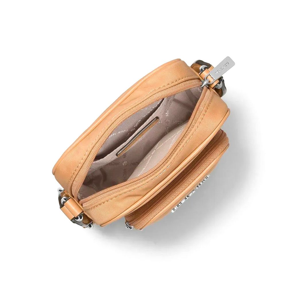 Brown Nylon Crossbody Bag