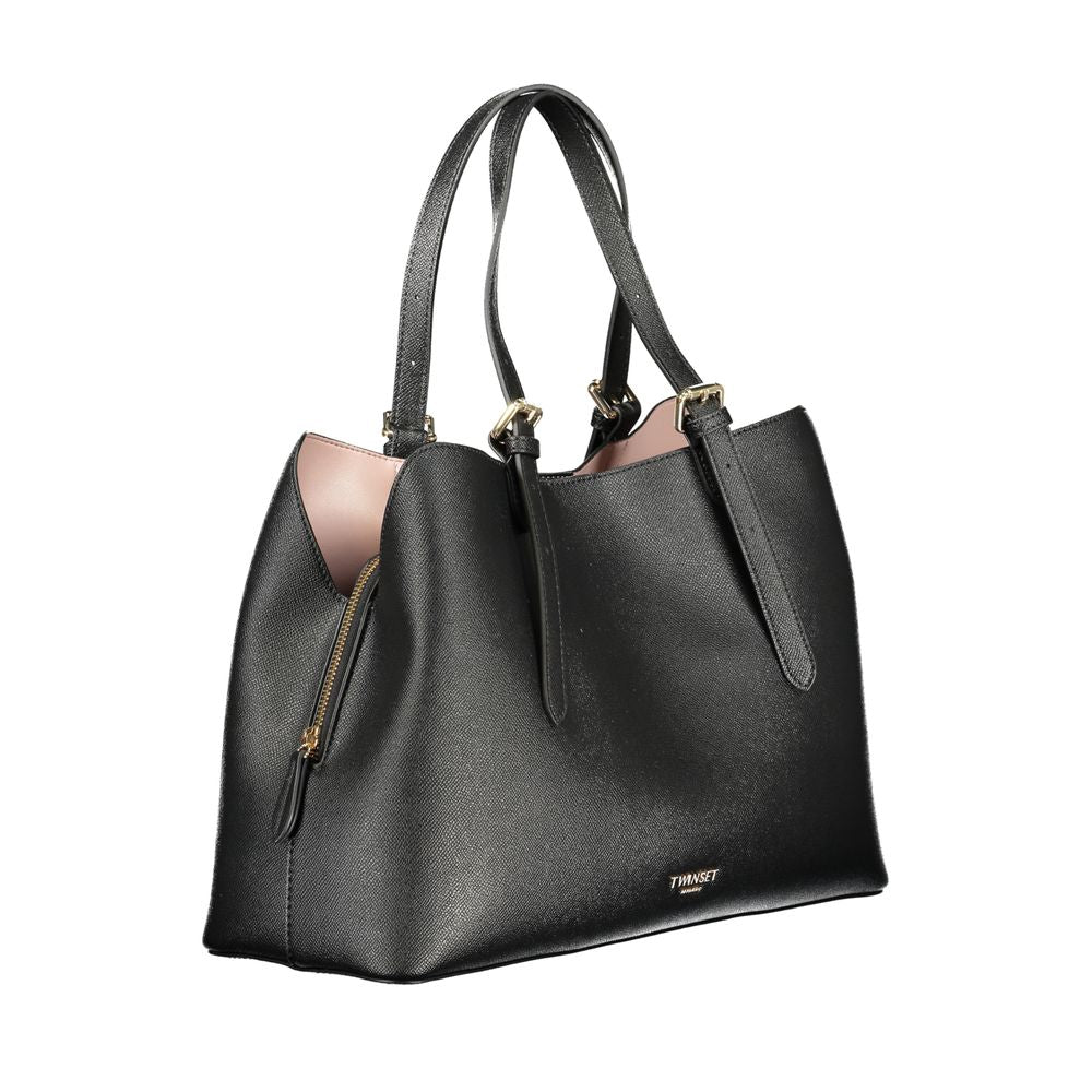 Nero Polyurethane Women Tote