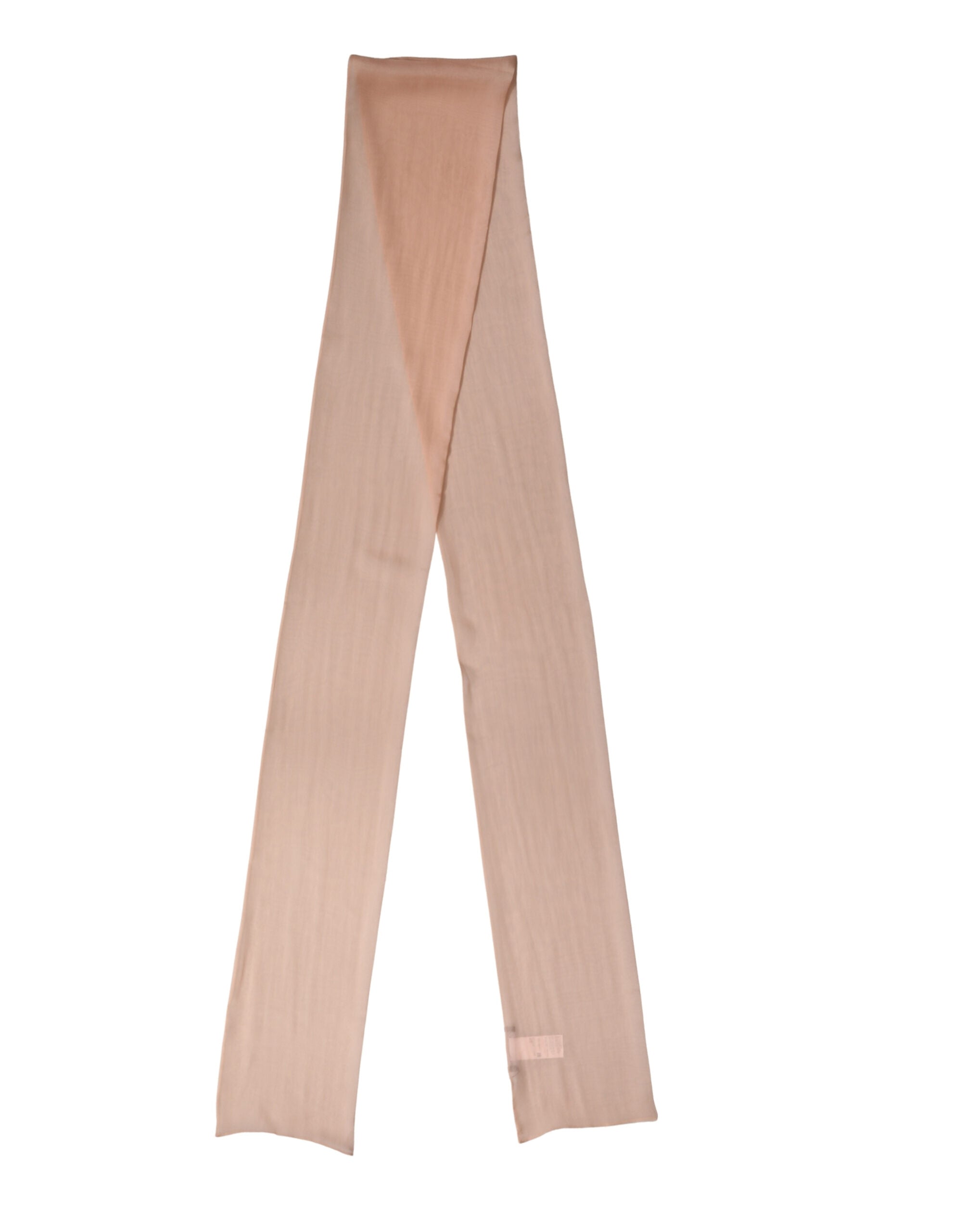 Light Pink Silk Sash Wrap Foulard 291cm x 19cm Scarf