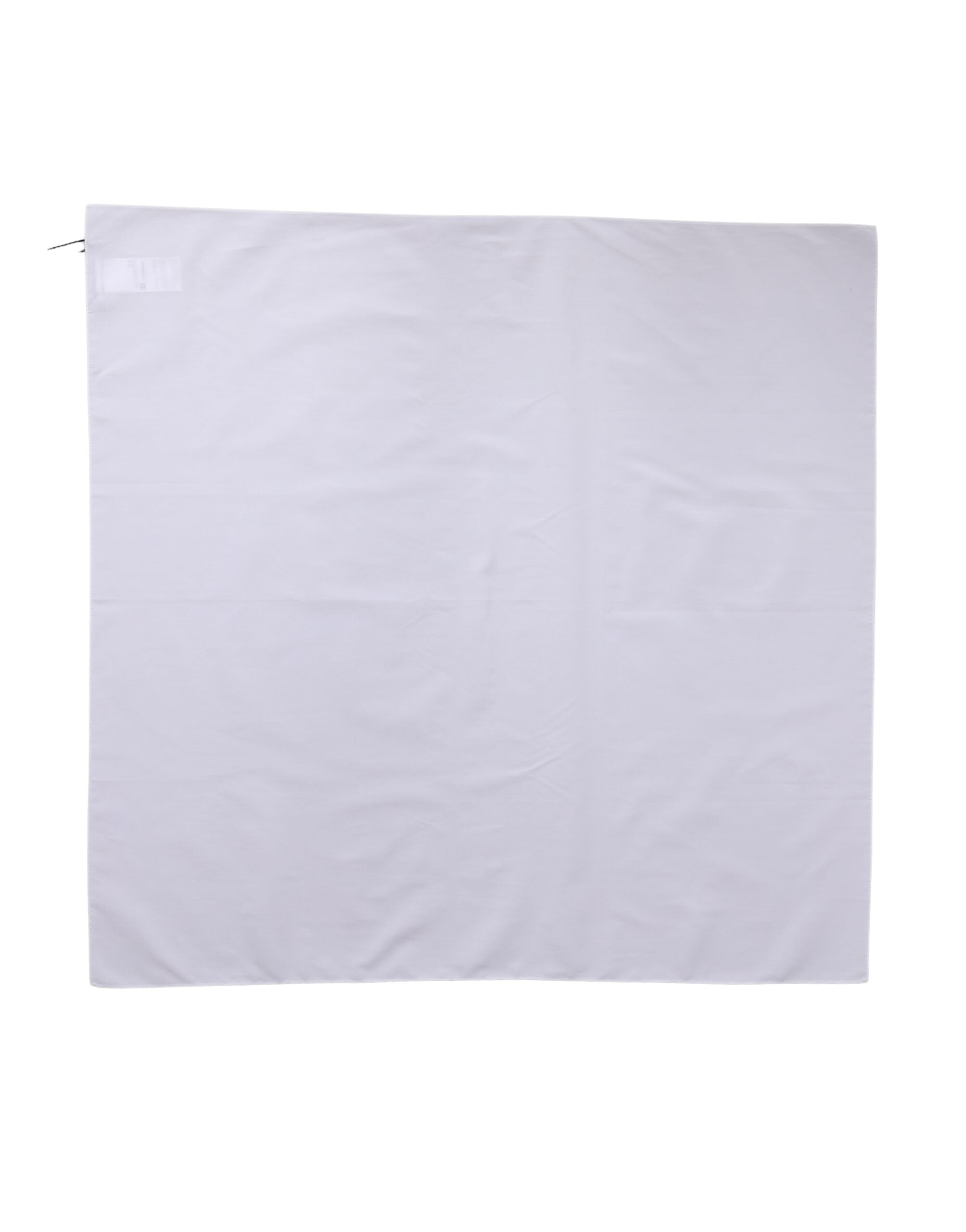 White Cotton Wrap Square Shawl Stole 71cm x 70cm Scarf