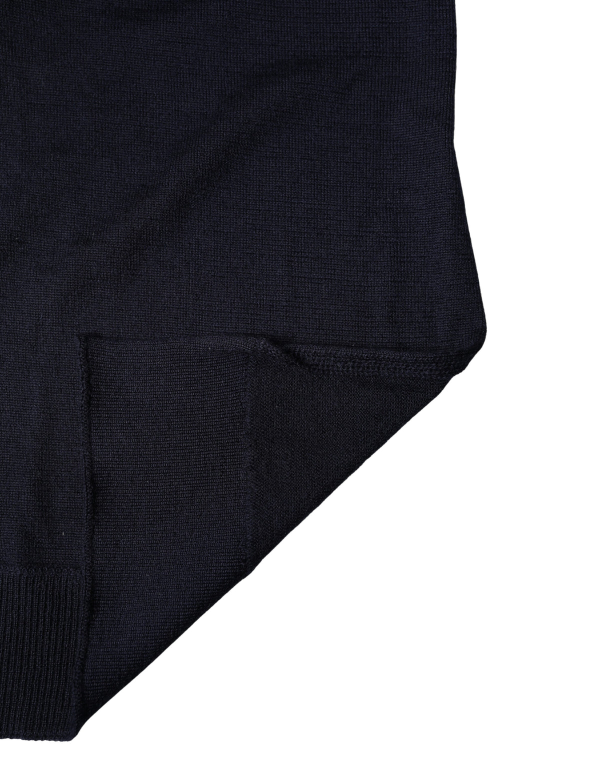 Blue Wool Knitted Shawl Neck Wrap 200cm x 25cm Scarf