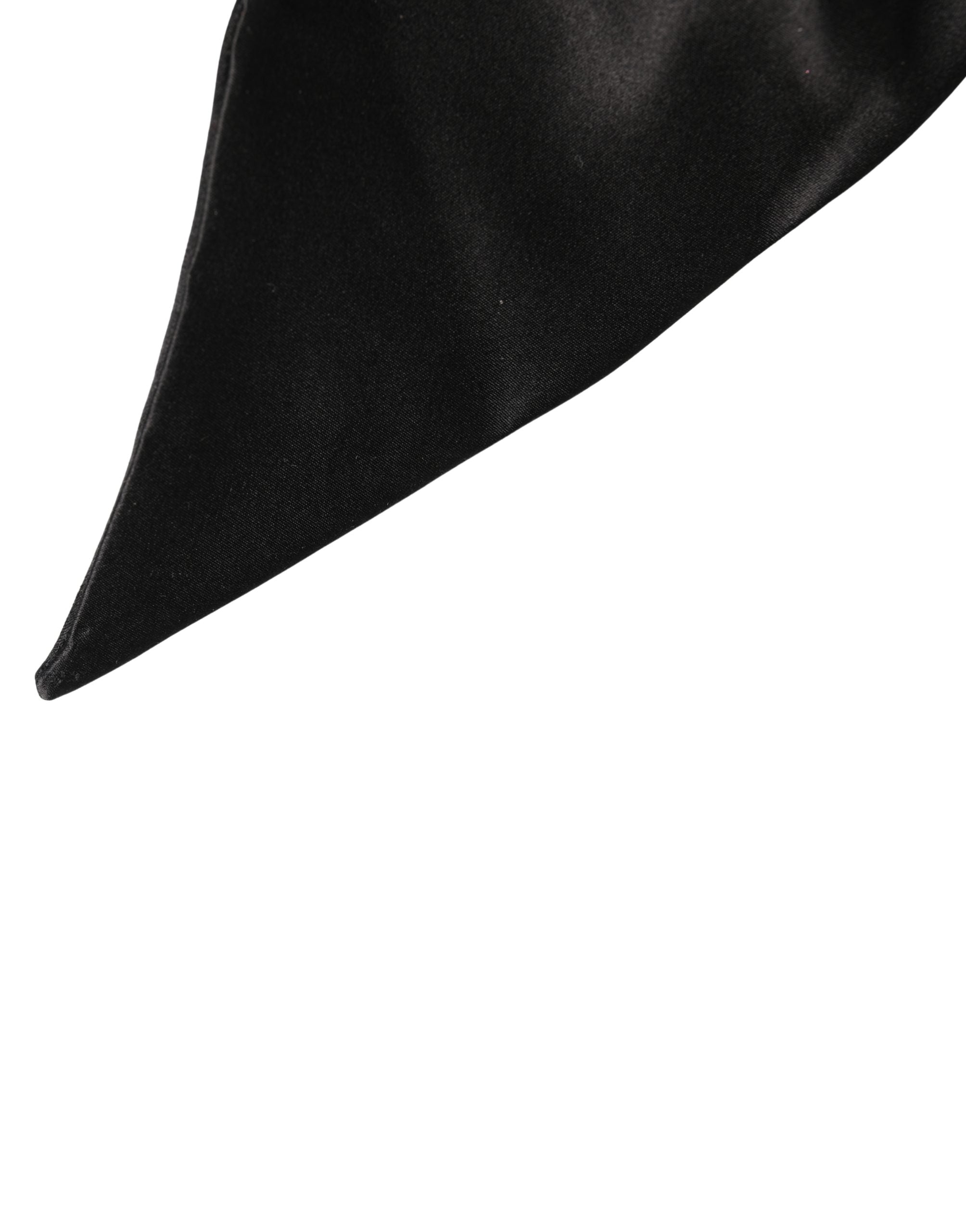 Black Silk Satin Sash Wide Waist Women Belt