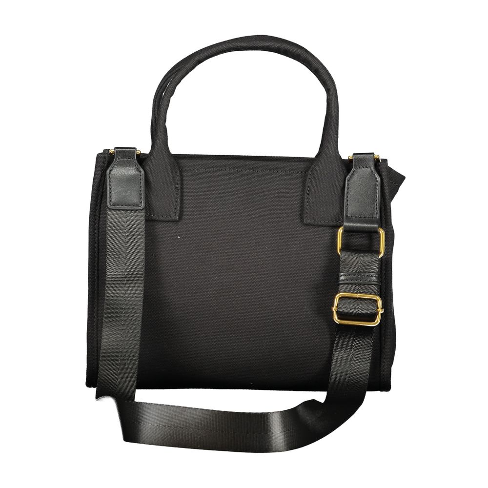 Black Cotton Women Handbag
