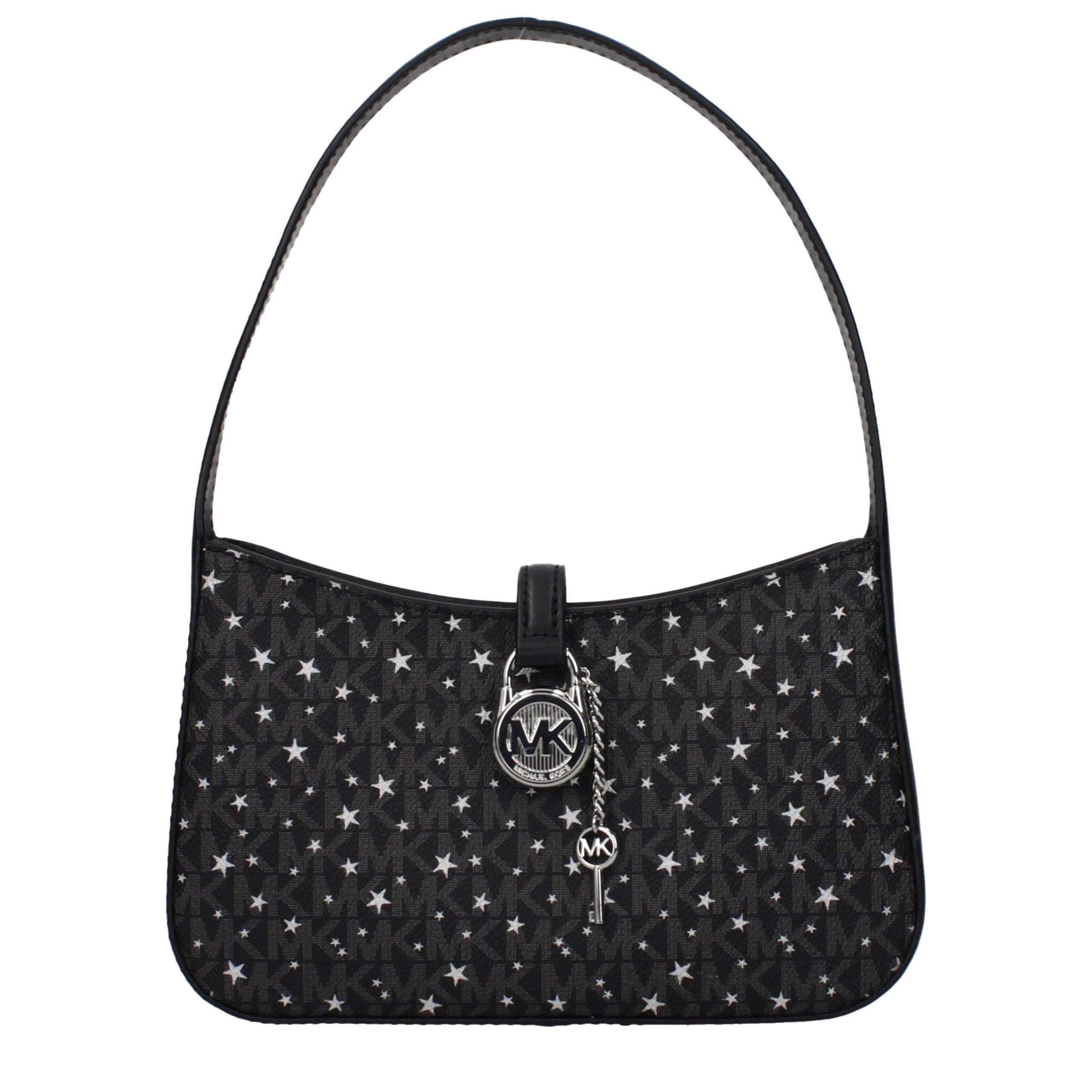 Black Fabric Handbag