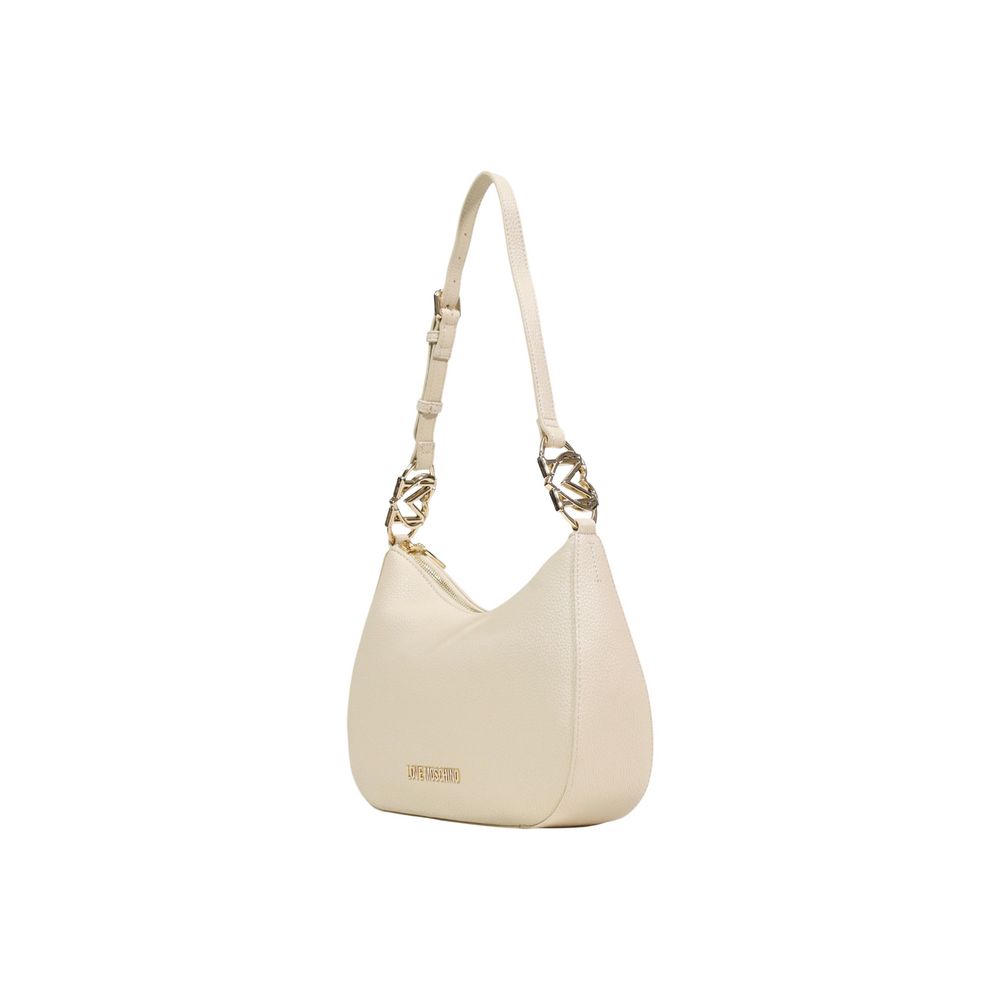 Beige Polyethylene Handbag