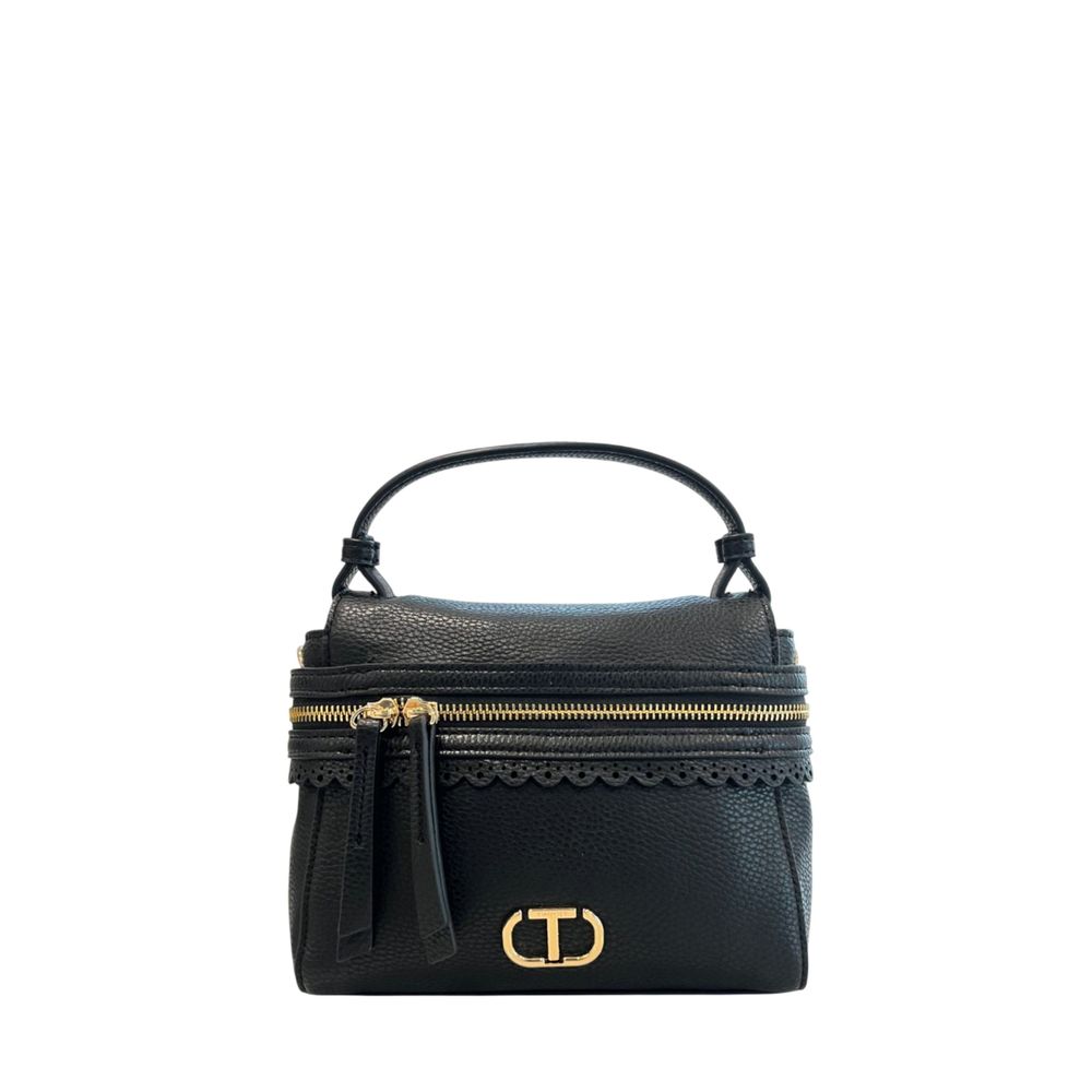 Black PU Women's Handbag