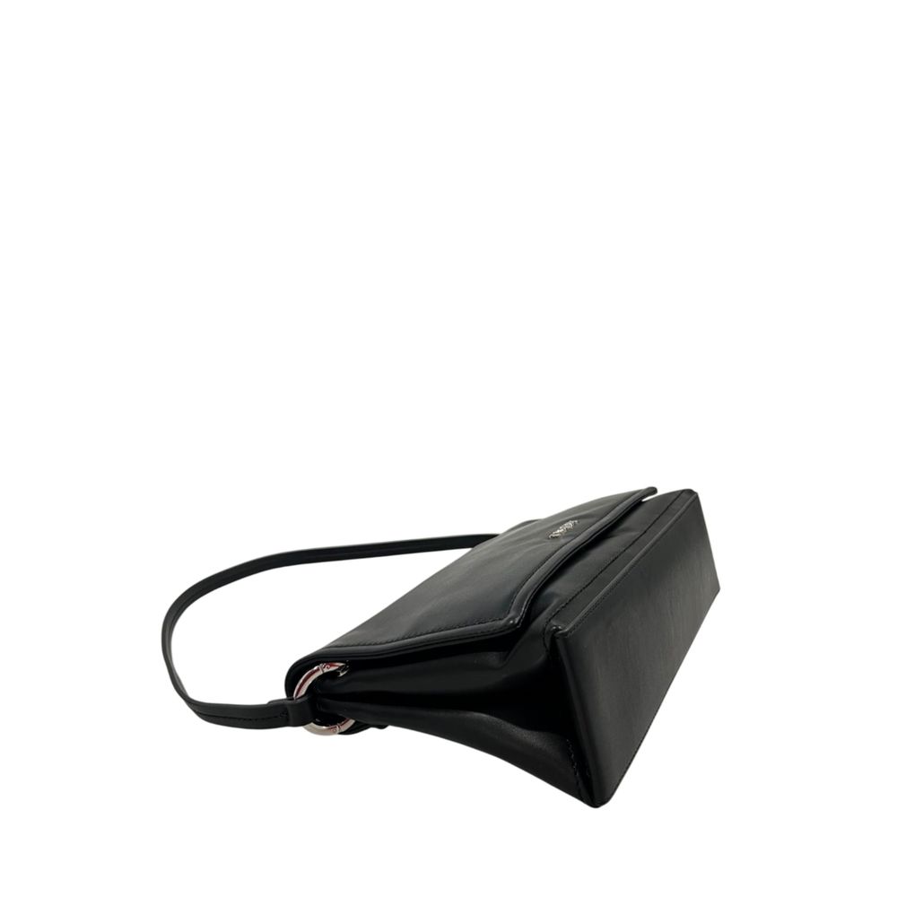 Black PU Women Shoulder Bag