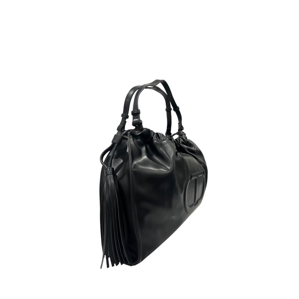 Black Polyethylene Clutch Bag