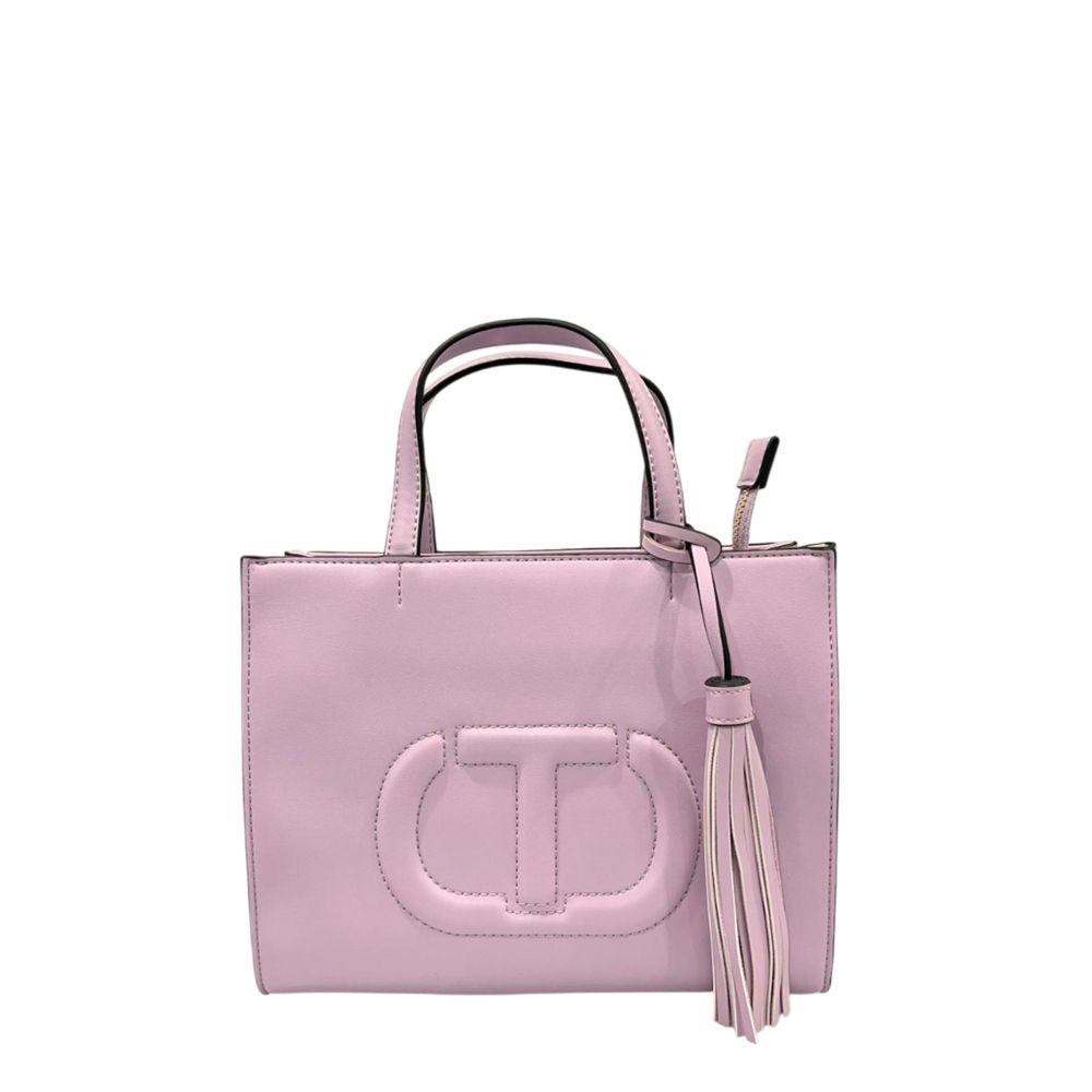Purple PU Women Handbag