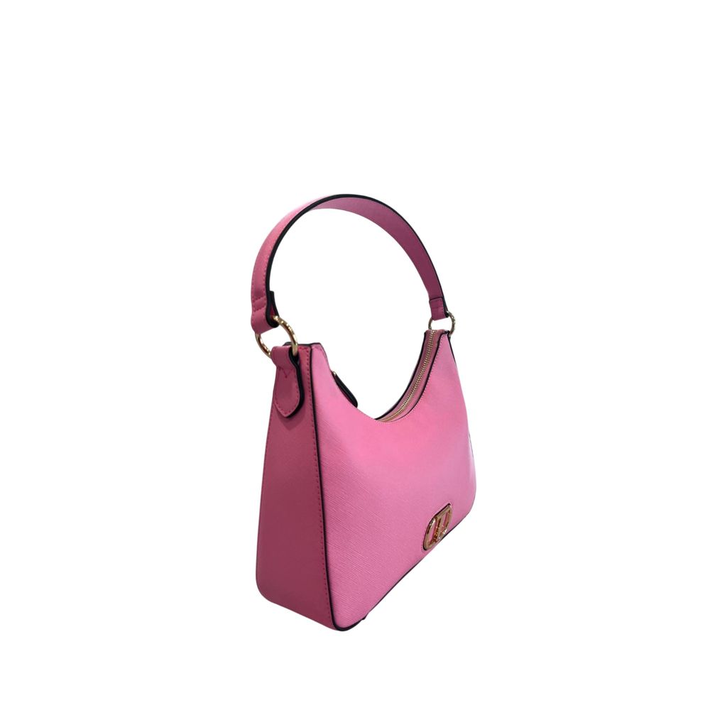 Pink PU Women Shoulder Bag
