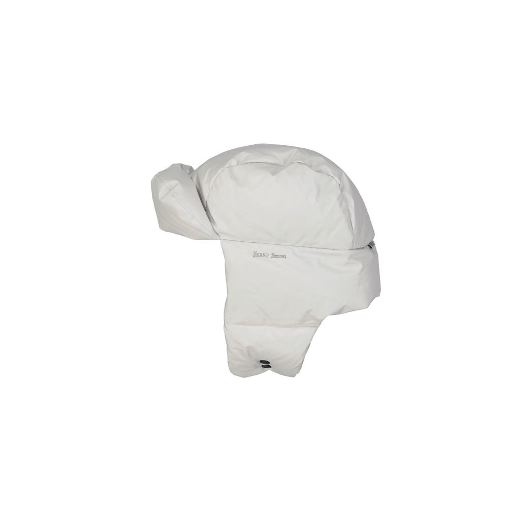 White Polyester Beanie