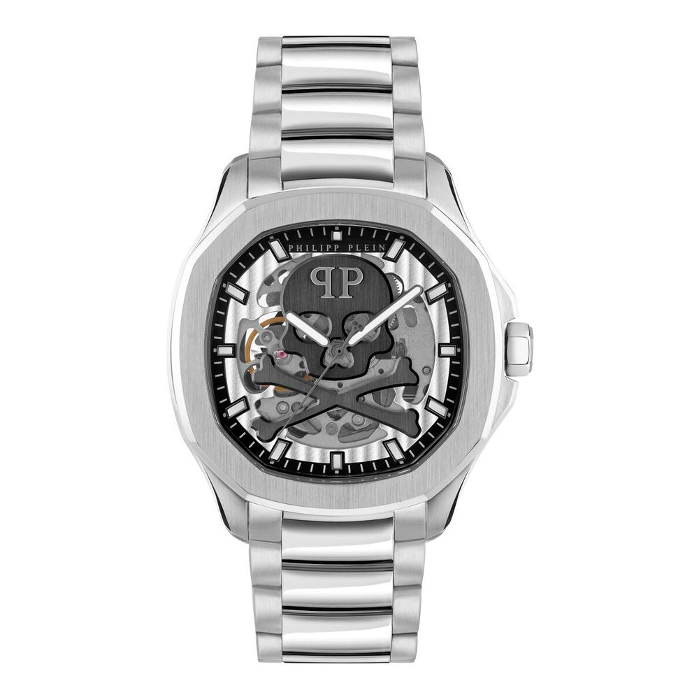 Gray Stainless Steel Dress Watch