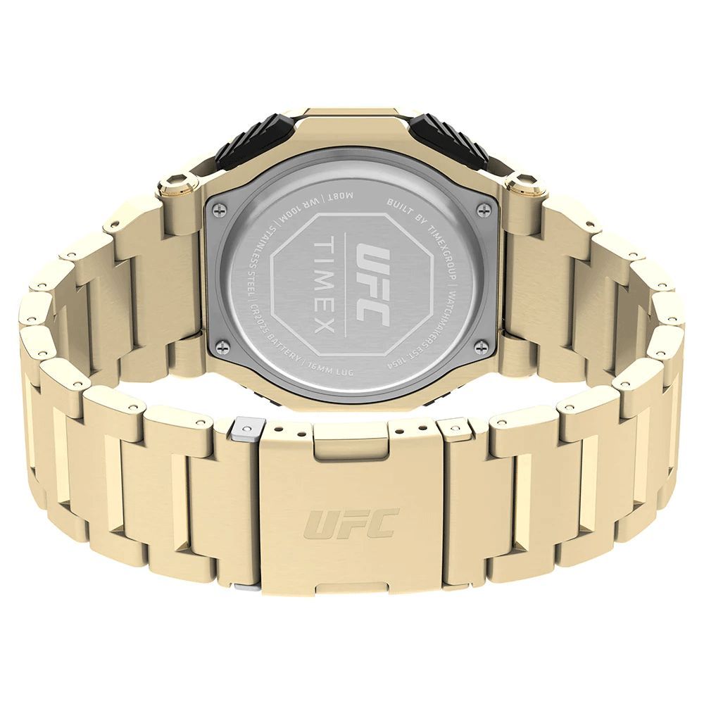 Gold Stainless Steel Sport Watch