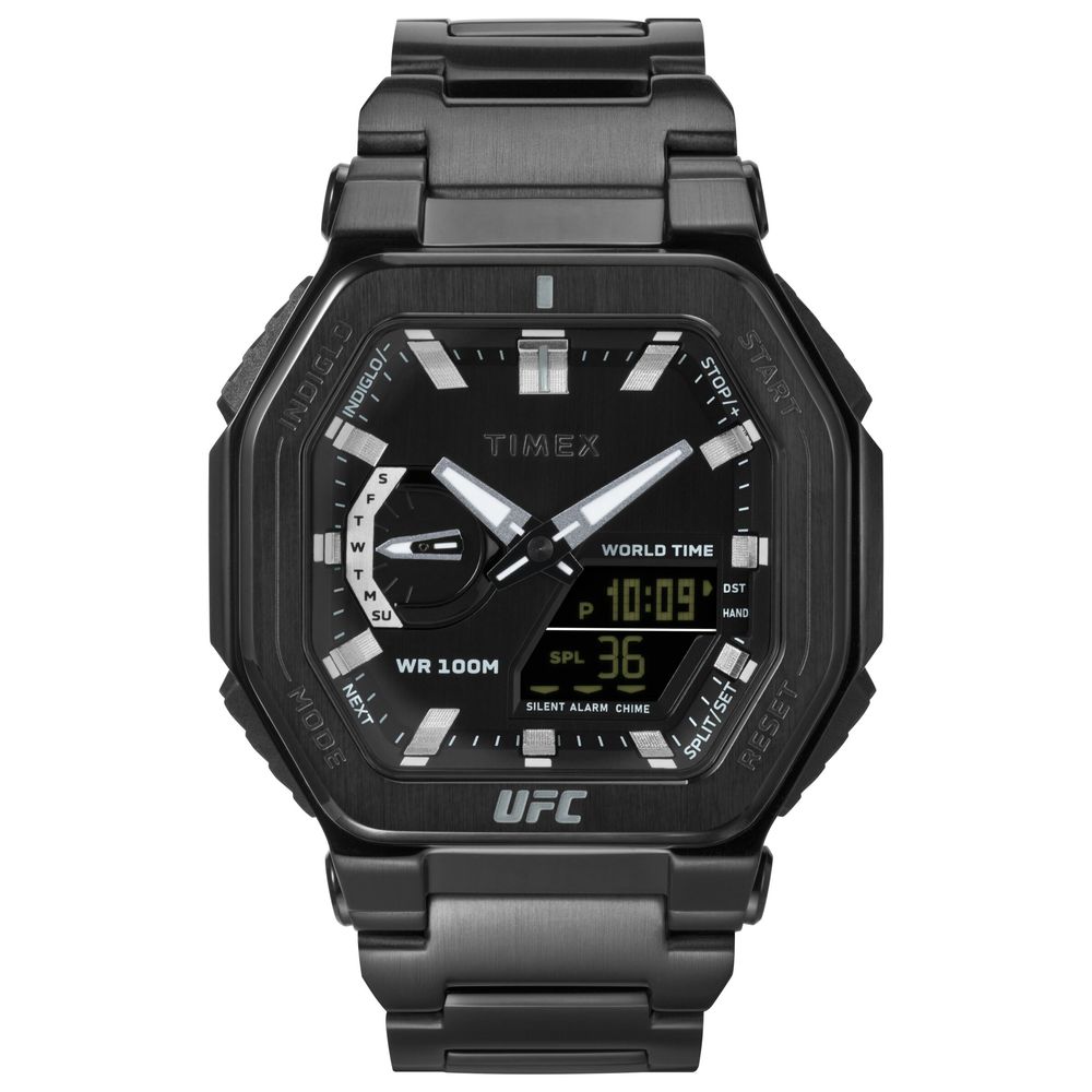 Black Stainless Steel Sport Watch
