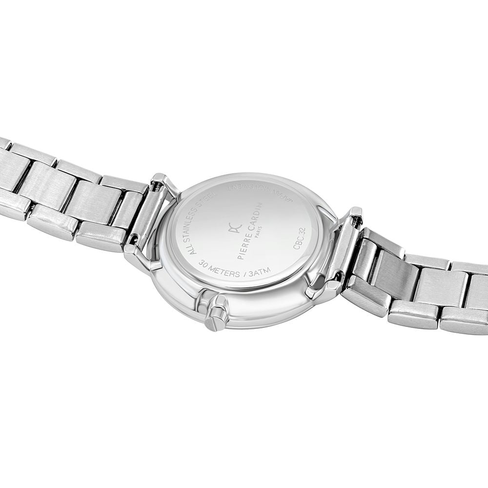 Gray Stainless Steel Dress Watch