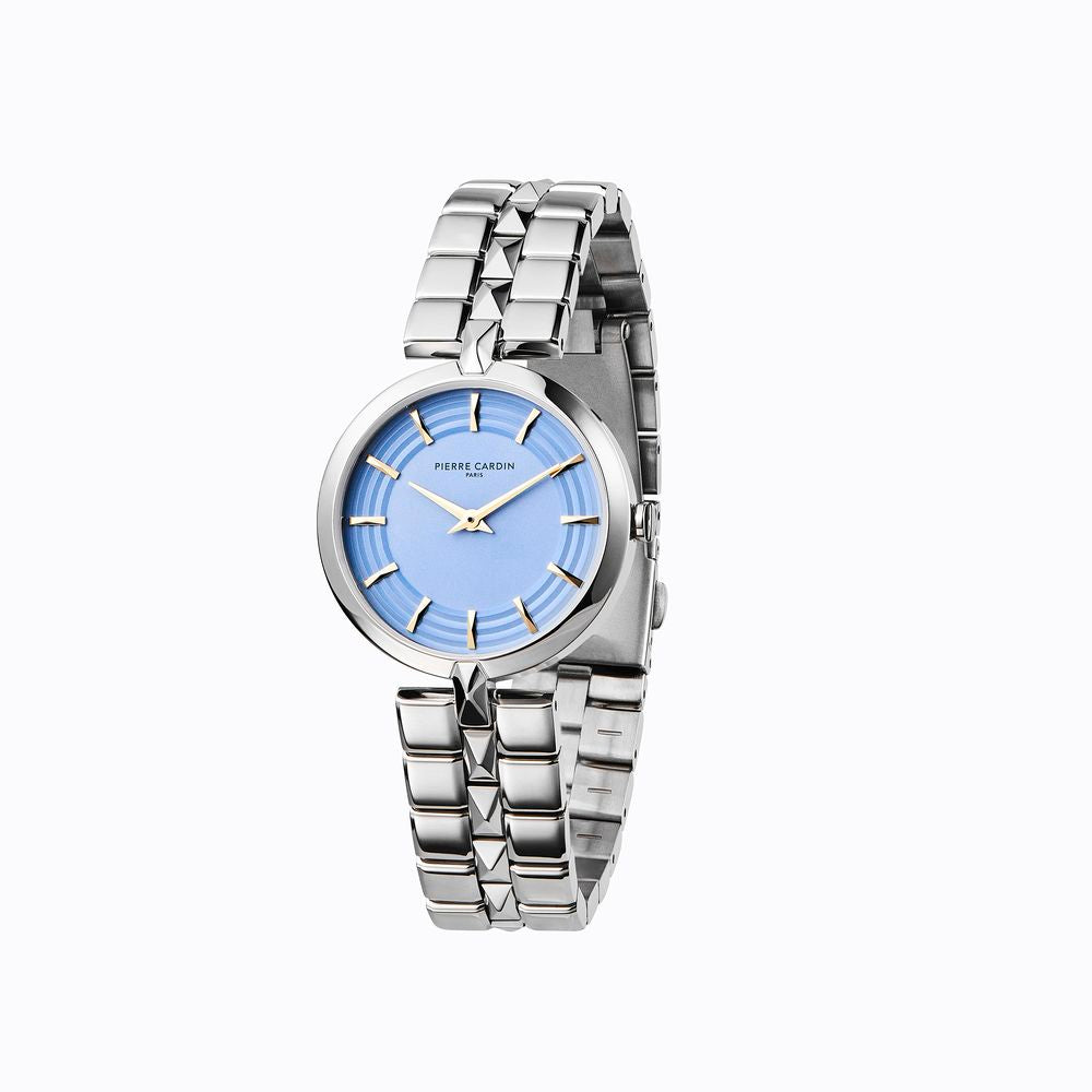 Gray Stainless Steel Dress Watch