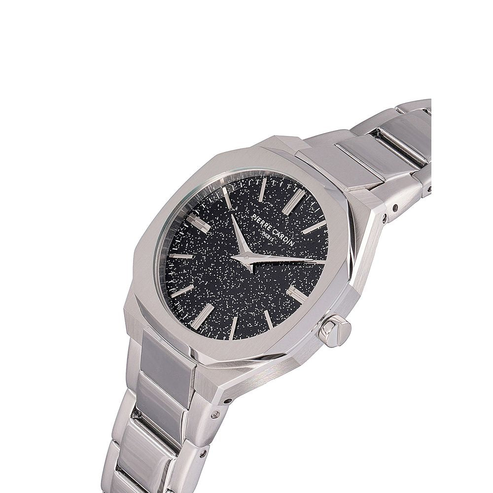 Gray Stainless Steel Dress Watch
