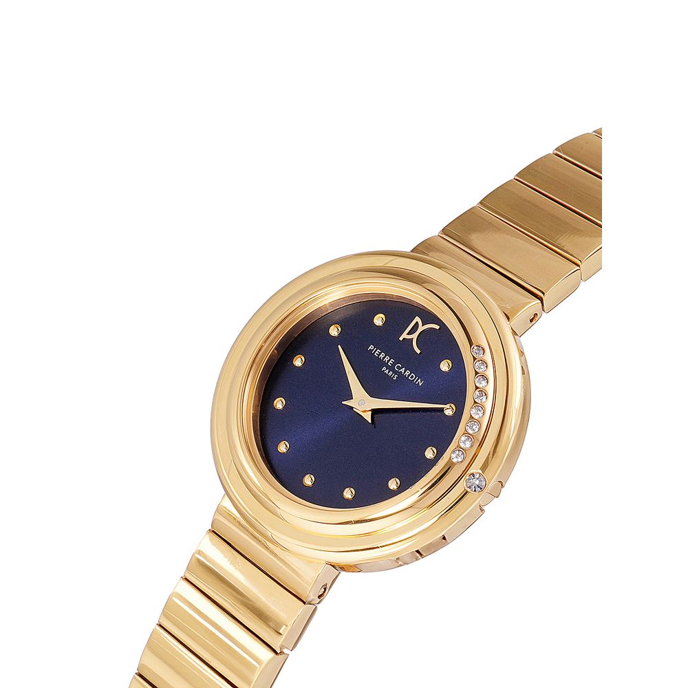Gold Stainless Steel Dress Watch