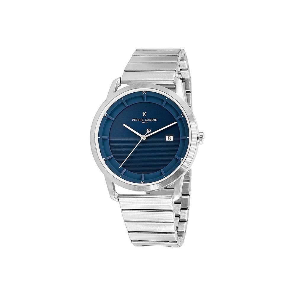 Gray Stainless Steel Dress Watch