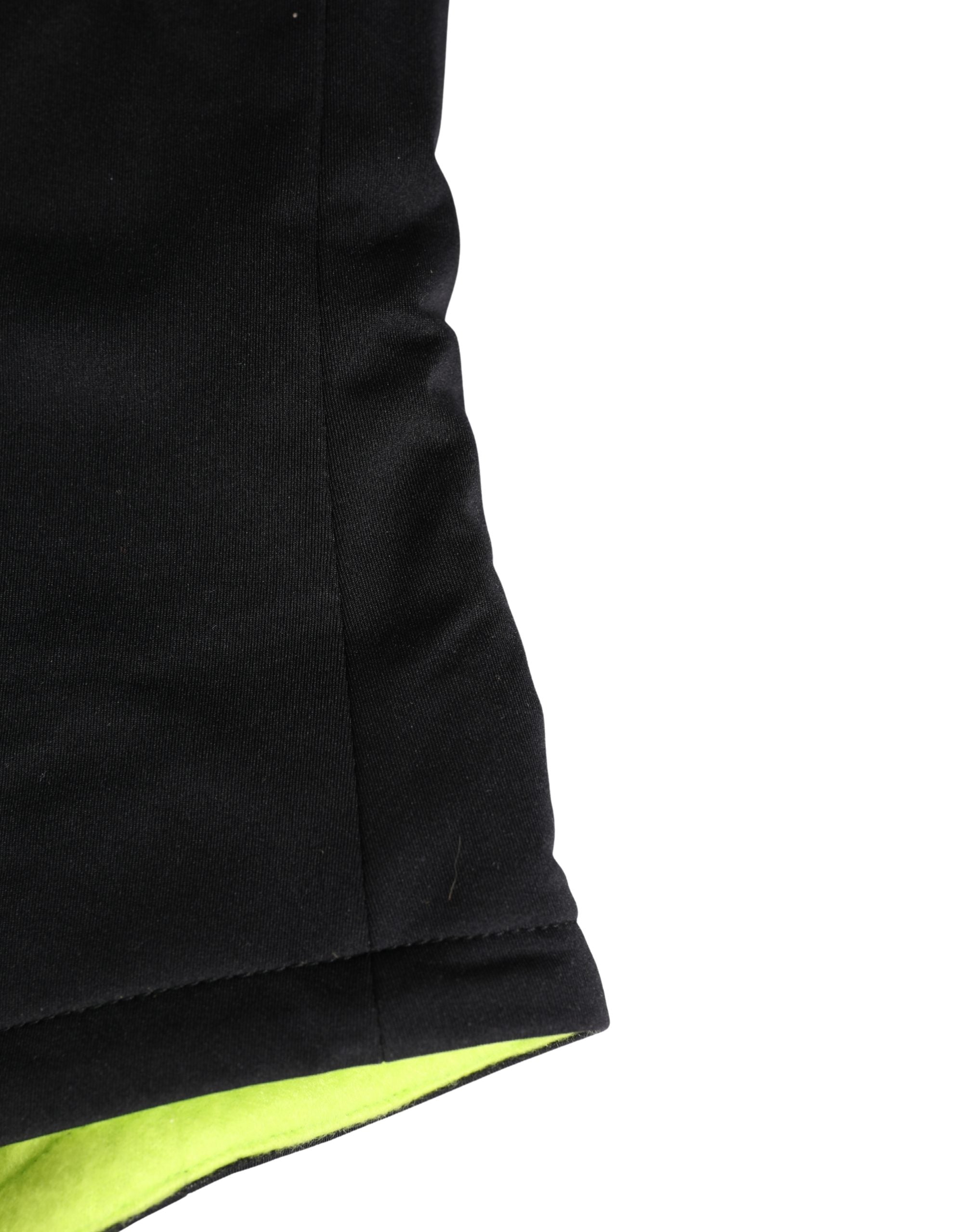 Men Black Polyester Knitted Bucket Capello Hat