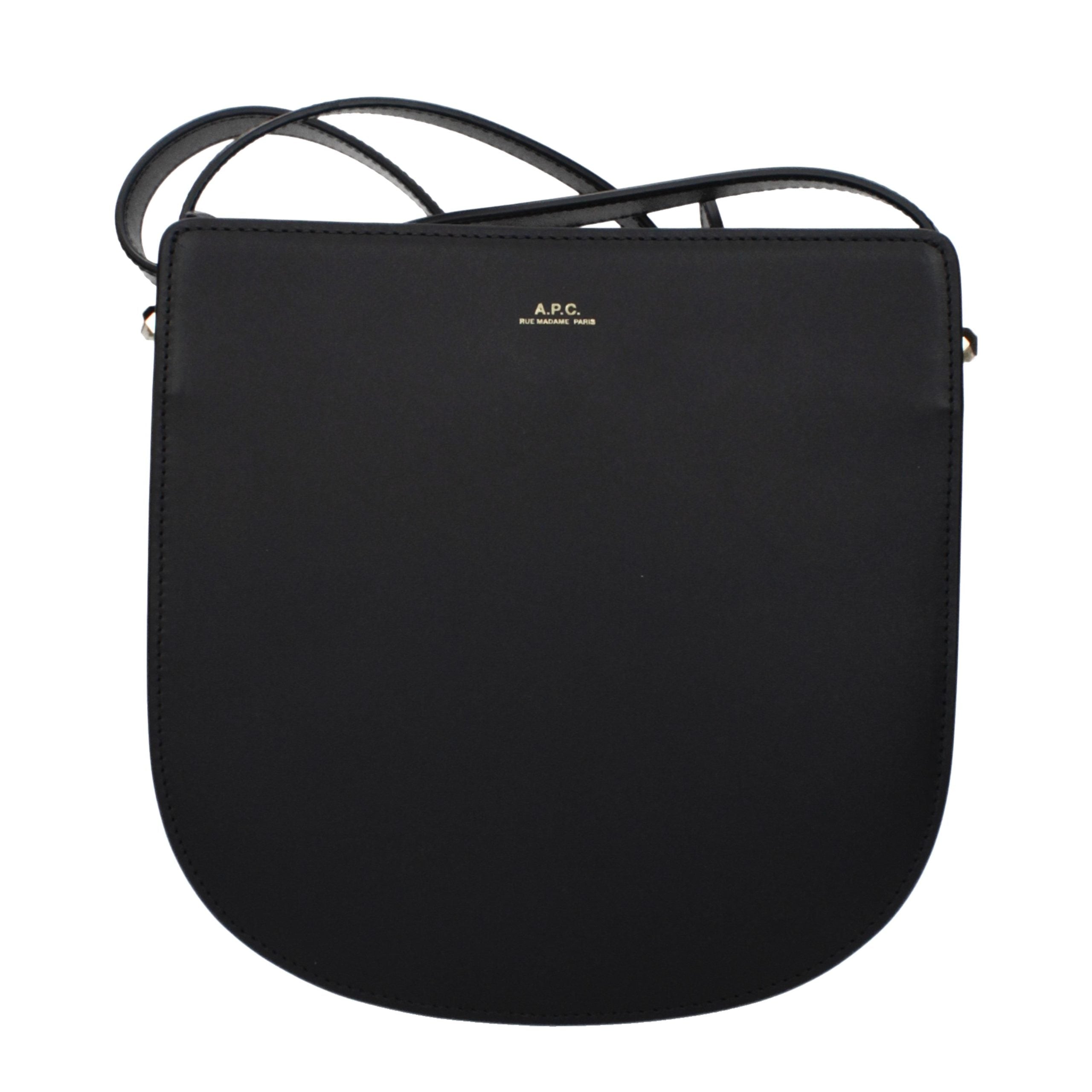 Black Leather Crossbody Bag