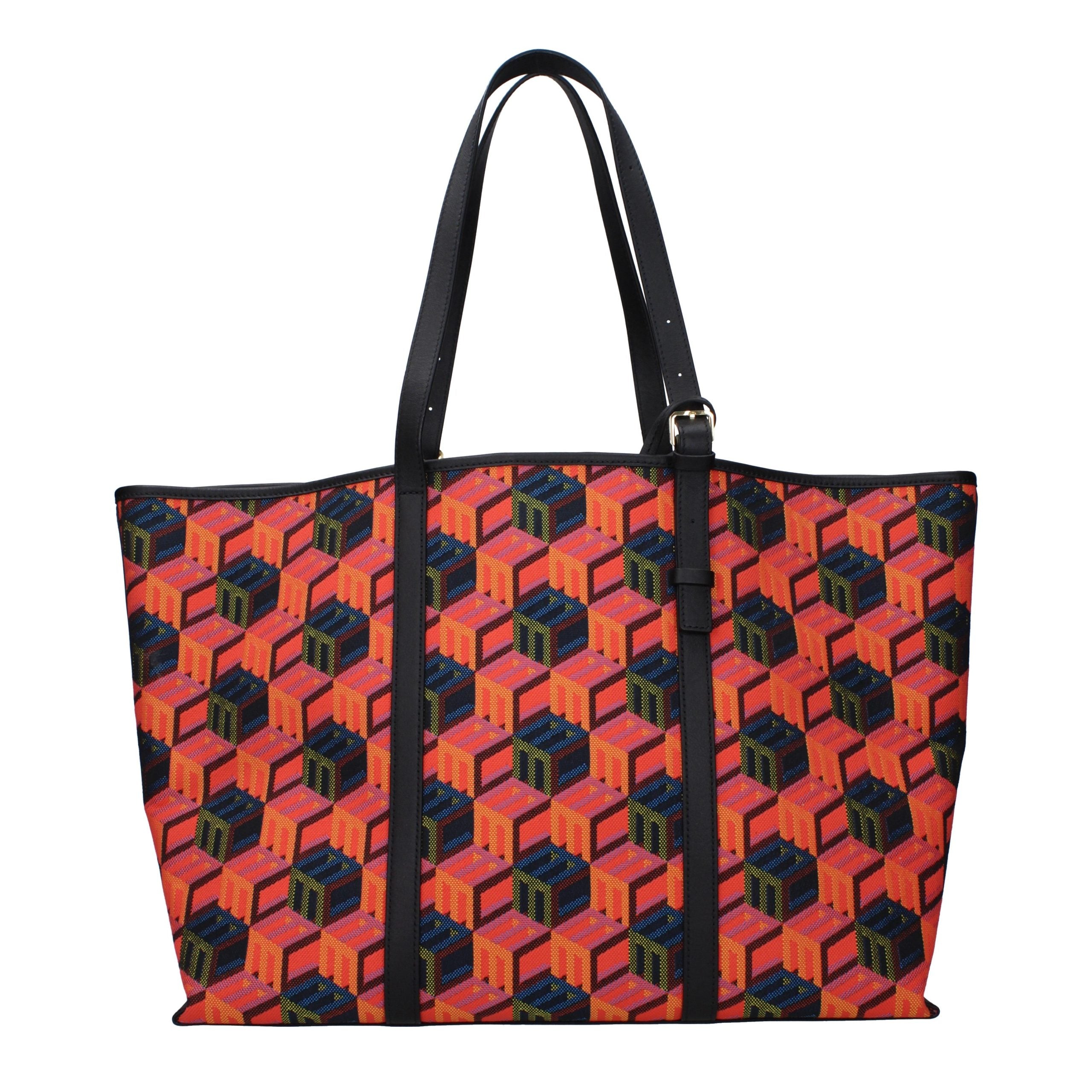 Multicolor Fabric Shoulder Bag
