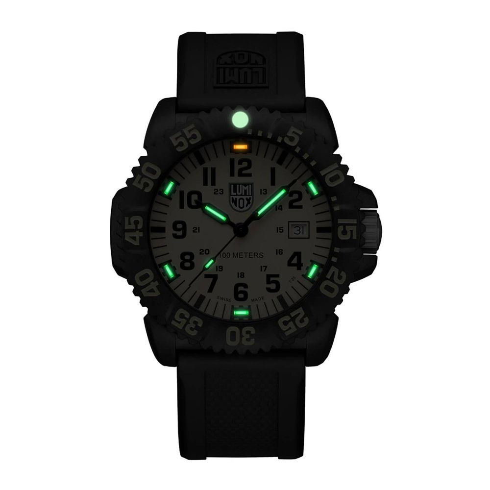 Black Resin Sport Watch