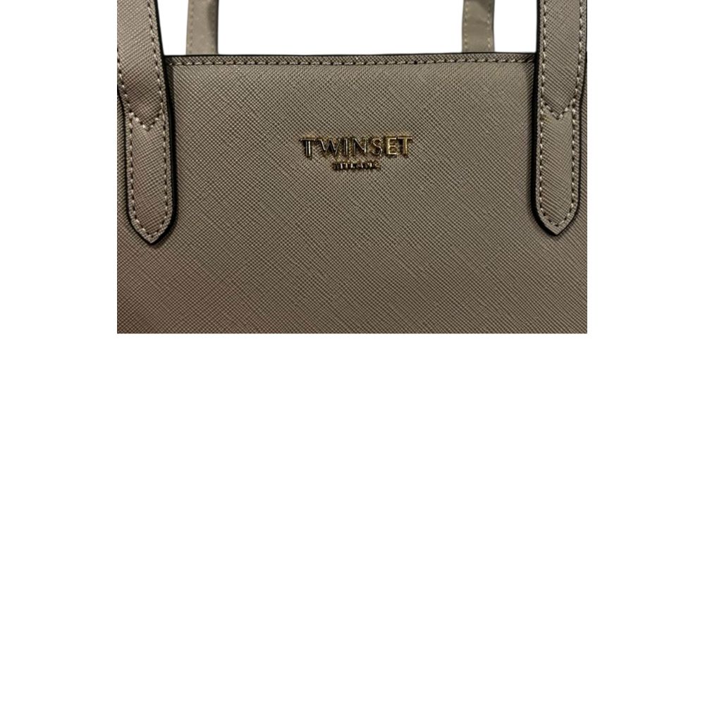 Grey PU Women Shoulder Bag
