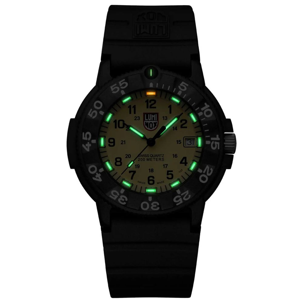 Black Rubber Sport Watch