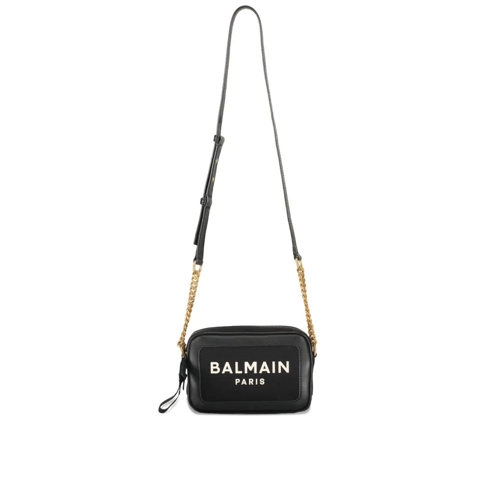 Black Cotton Shoulder Bag