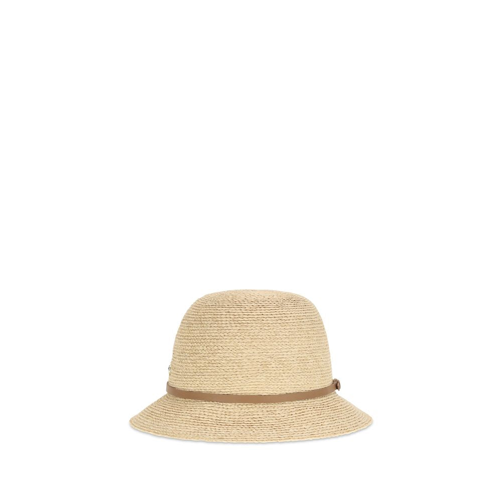 Beige Raffia Hat