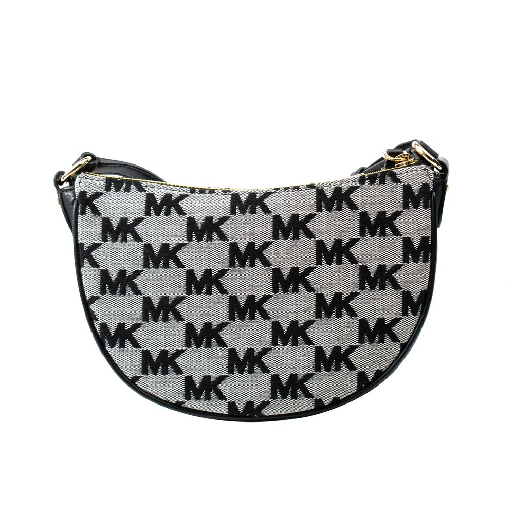 Black Canvas Crossbody Bag