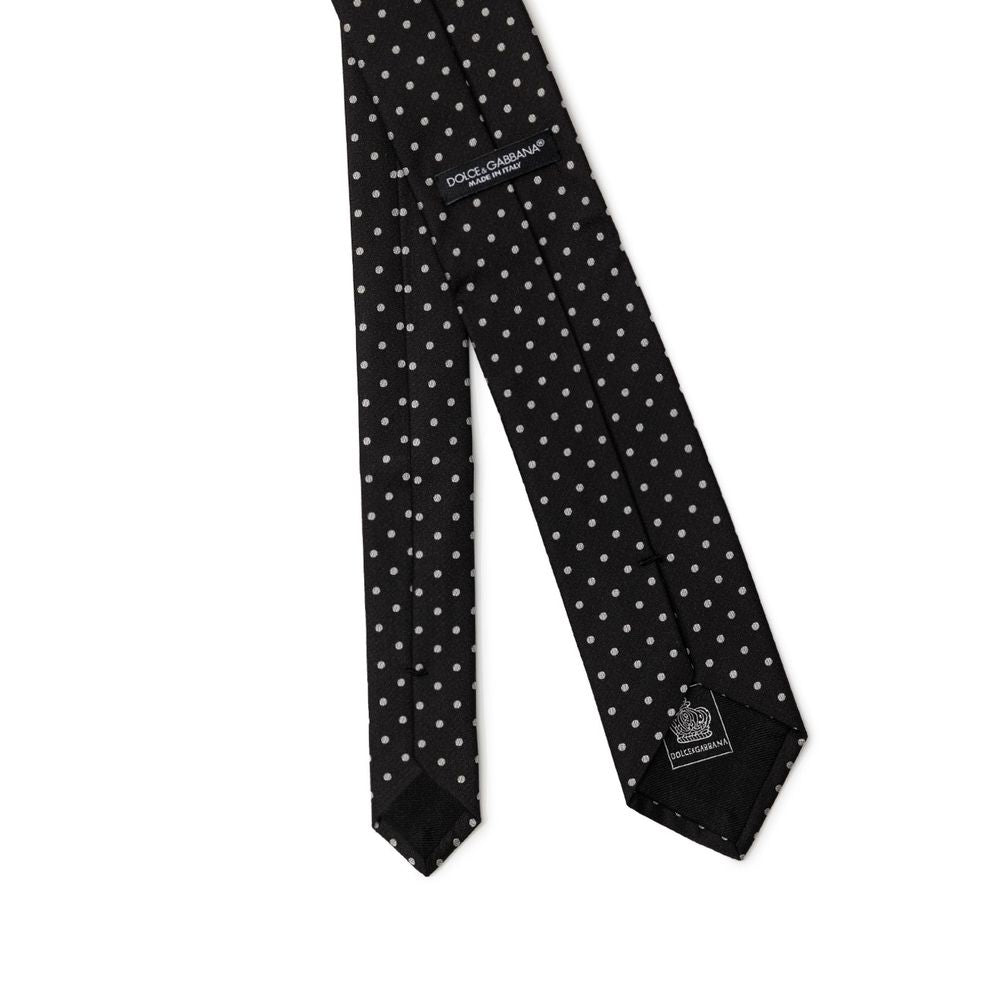Black Silk Tie