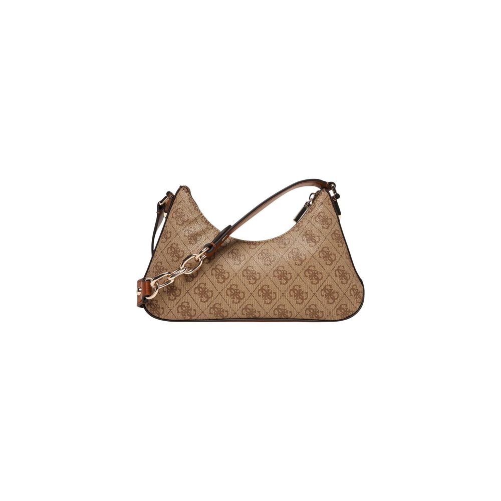 Beige Polyethylene Handbag