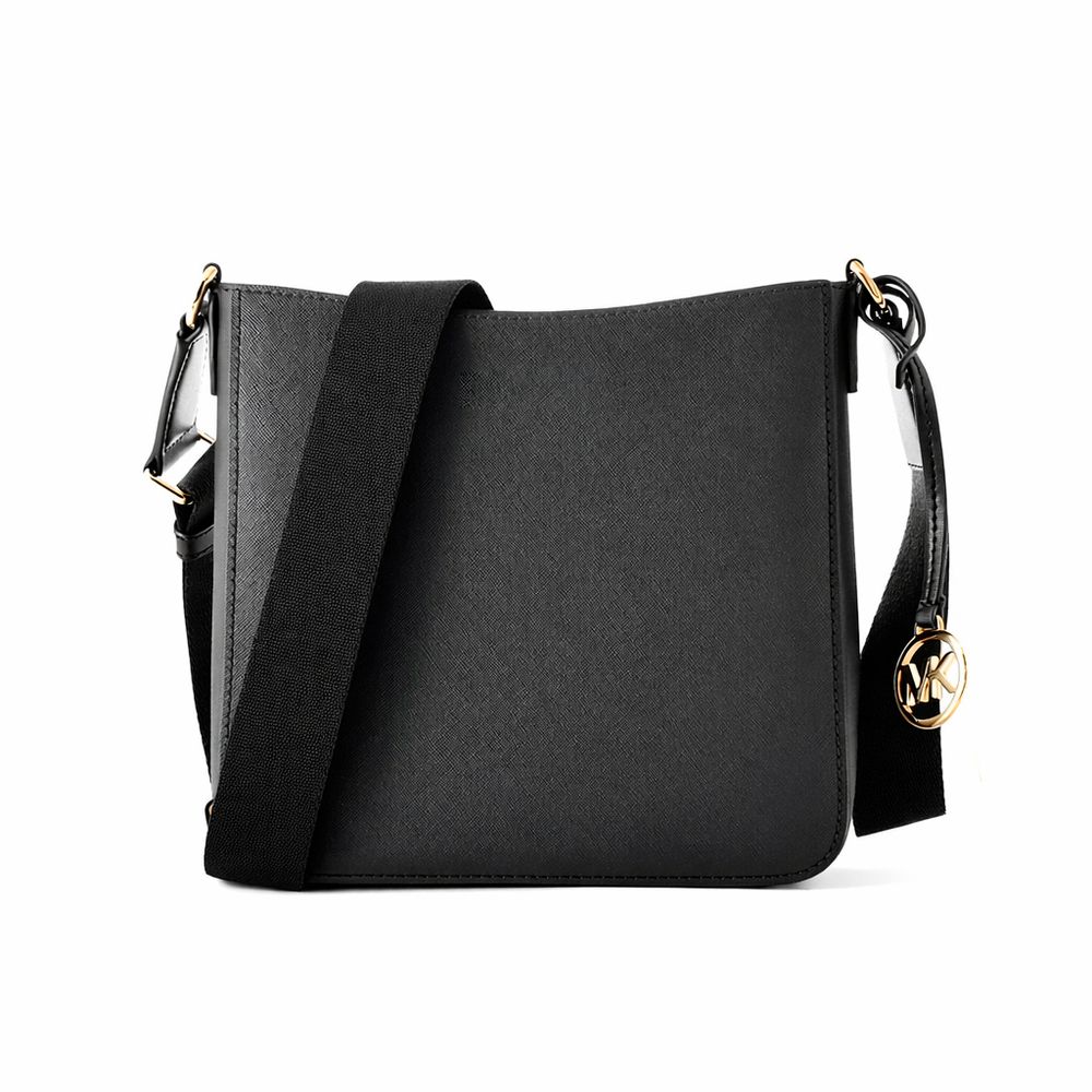 Black Canvas Crossbody Bag