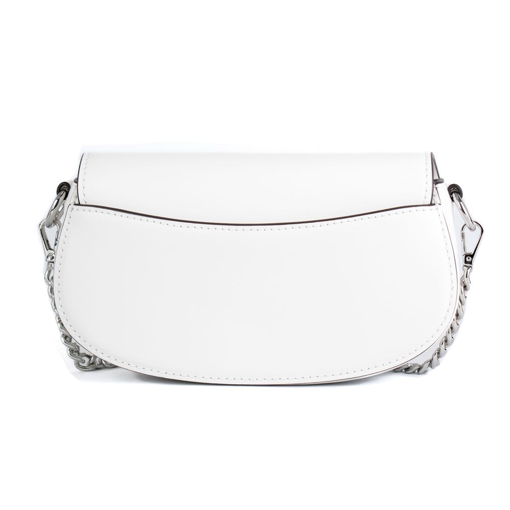 White Leather Shoulder Bag