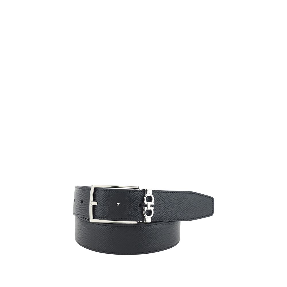Black Calf Leather Bos Taurus Belt
