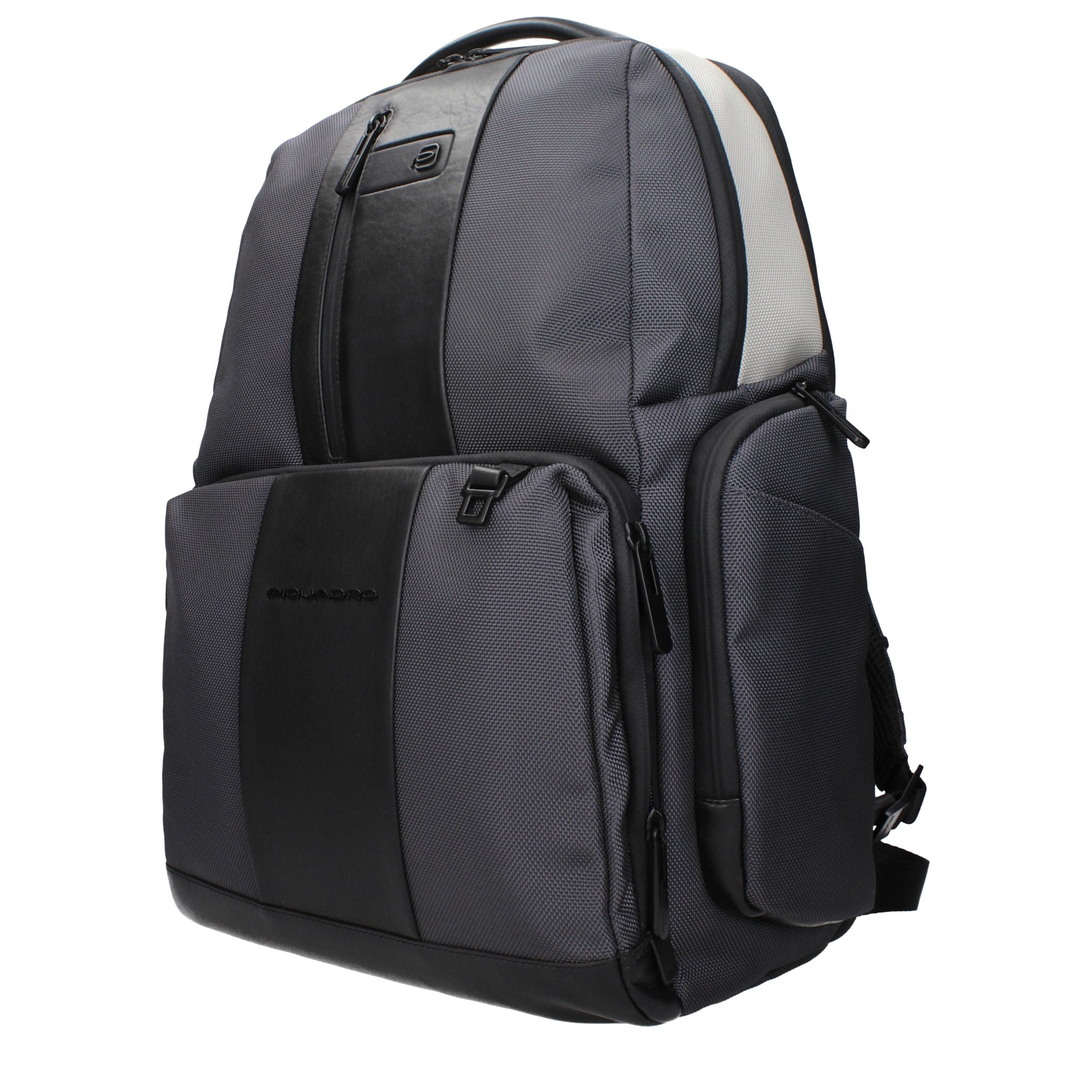 Gray Nylon Backpack