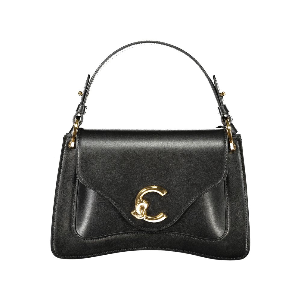 Black Leather Women Handbag