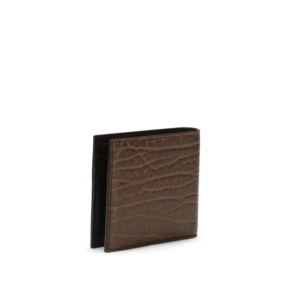 Brown Calf Leather Bos Taurus Wallet