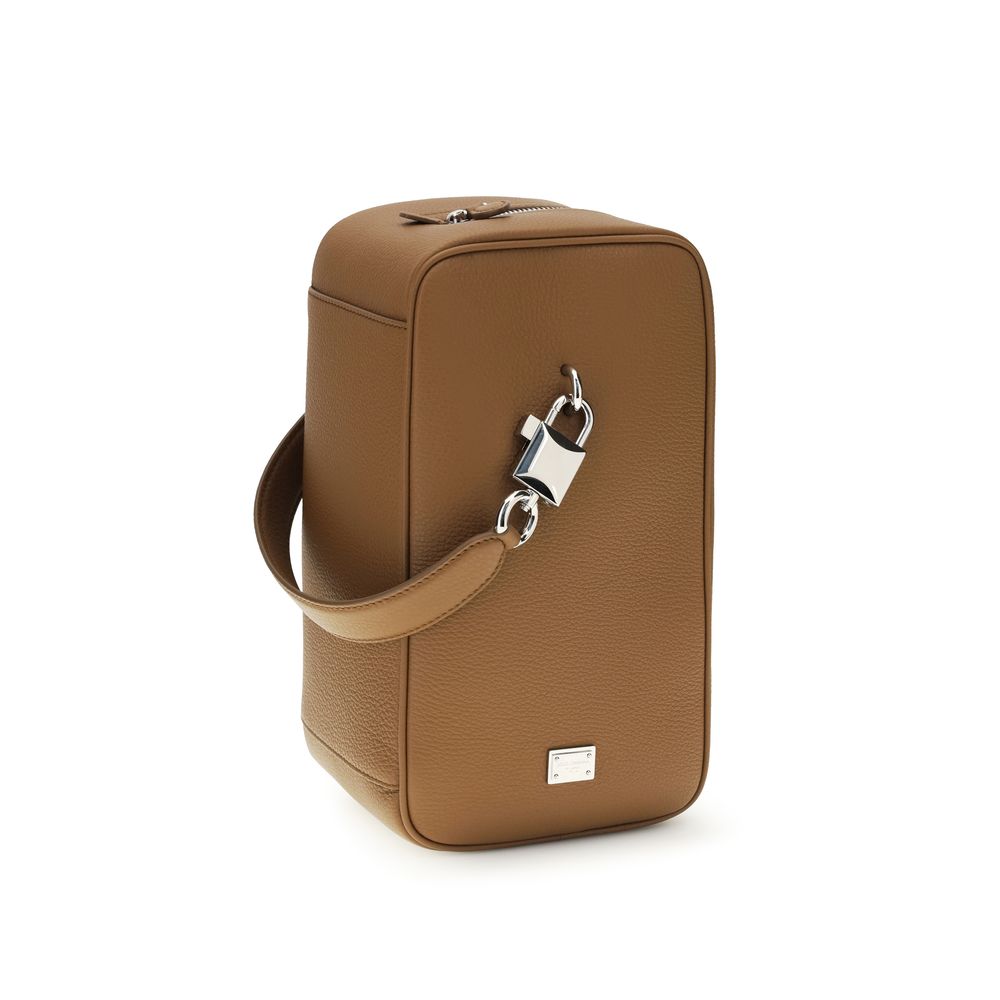 Brown Calf Leather Bos Taurus Handbag