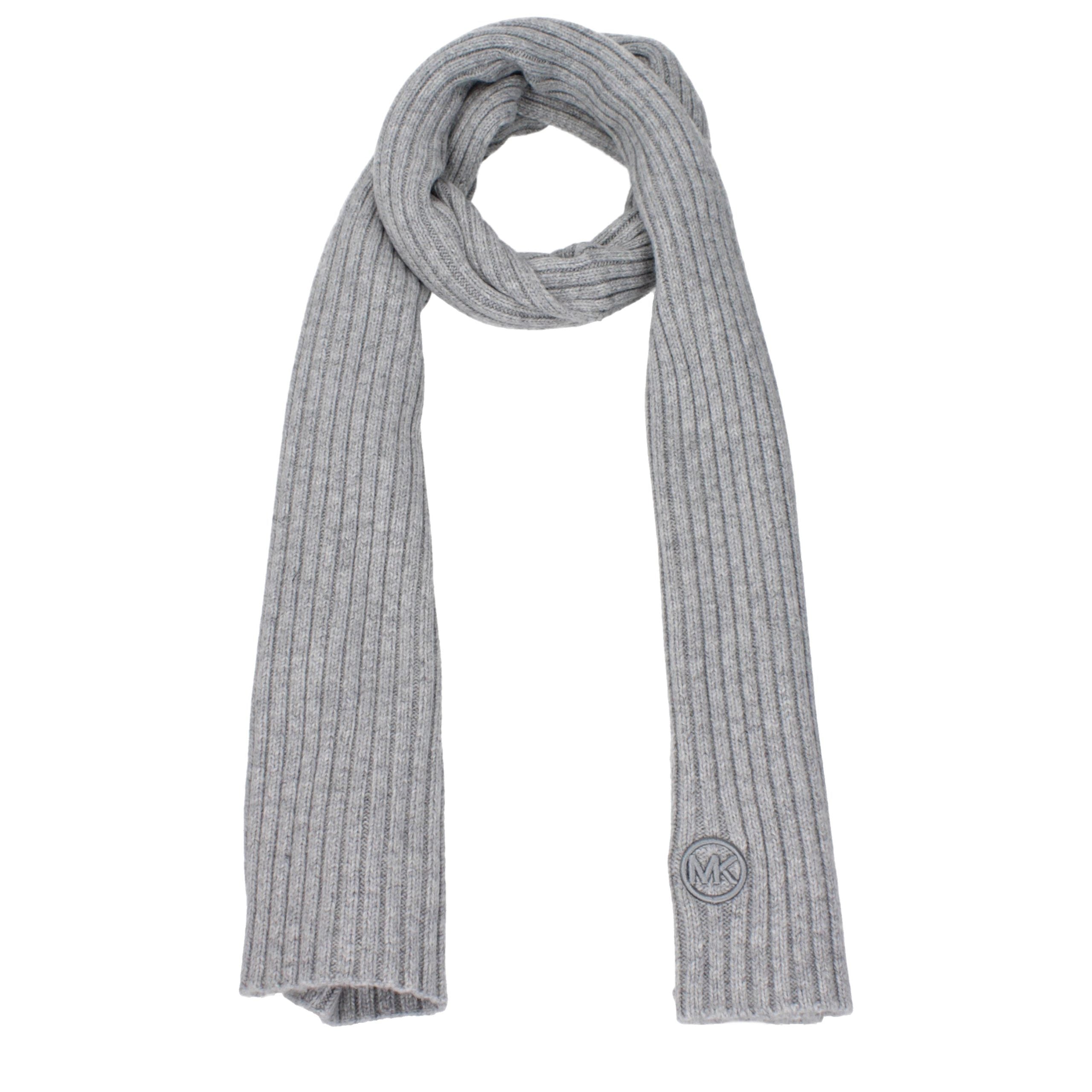 Gray Polyester Scarf