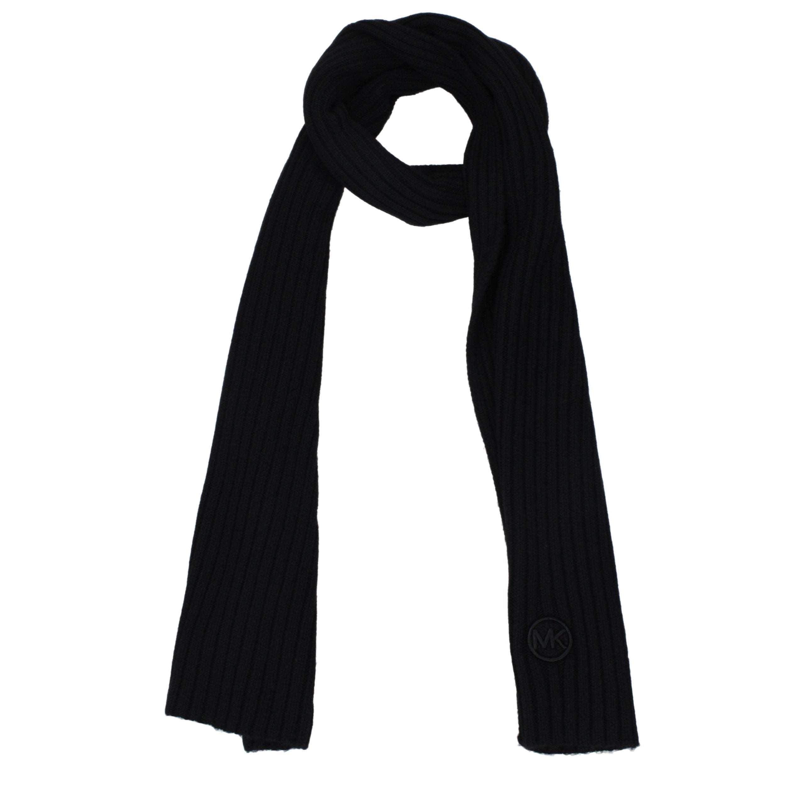 Black Polyester Scarf