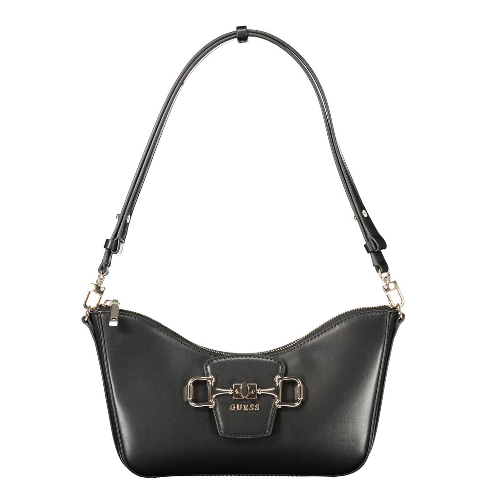 Beige Polyurethane Women Handbag